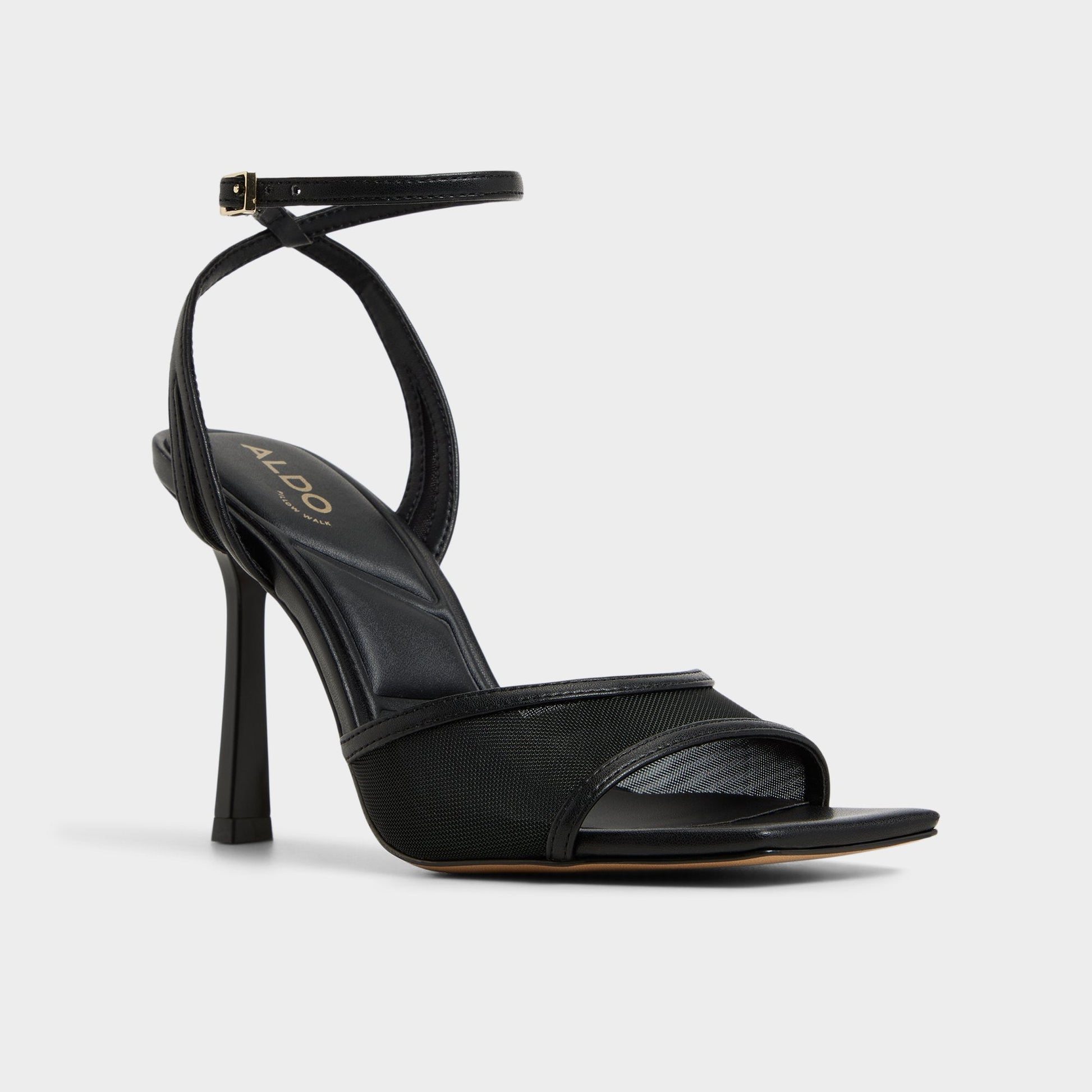 Sharra in Black 14119591 - Strappy heeled sandal, Stiletto heel - Black