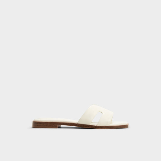 Itsandal White Women's Flats - Slide sandal - White