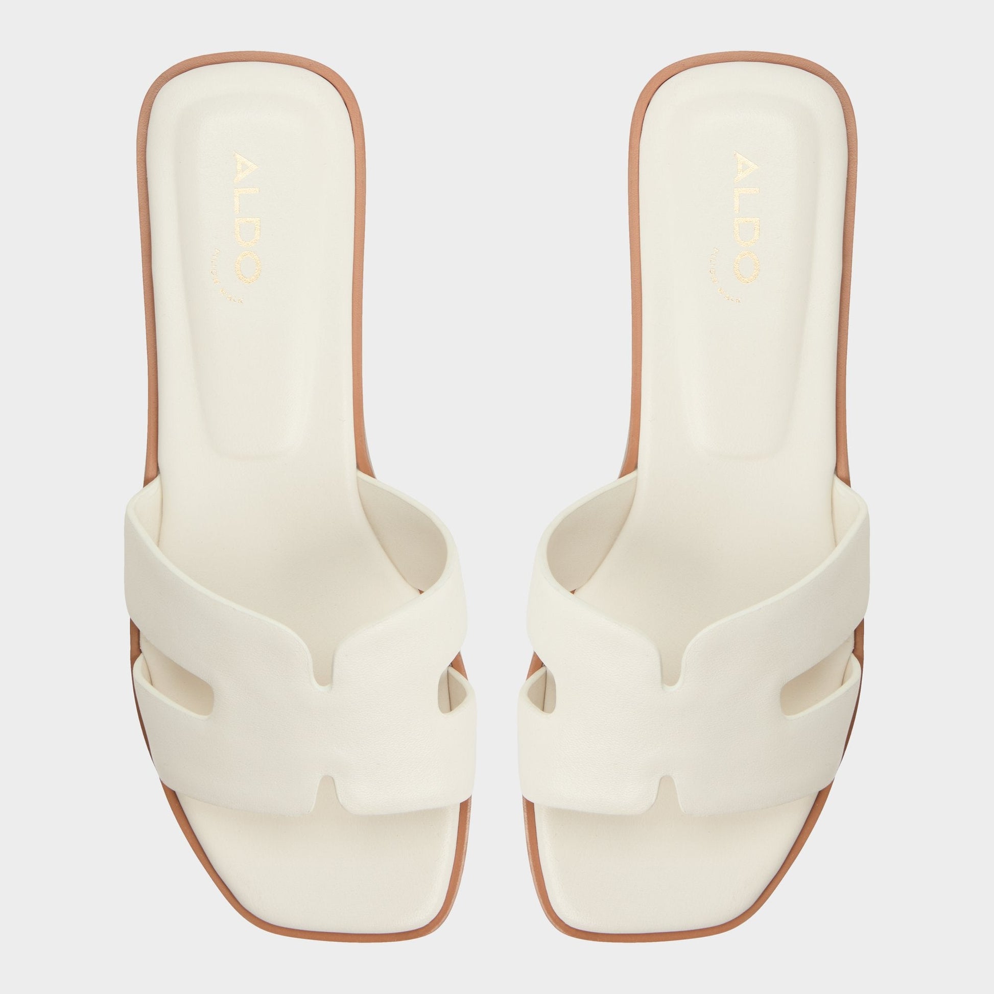 Itsandal White Women's Flats - Slide sandal - White