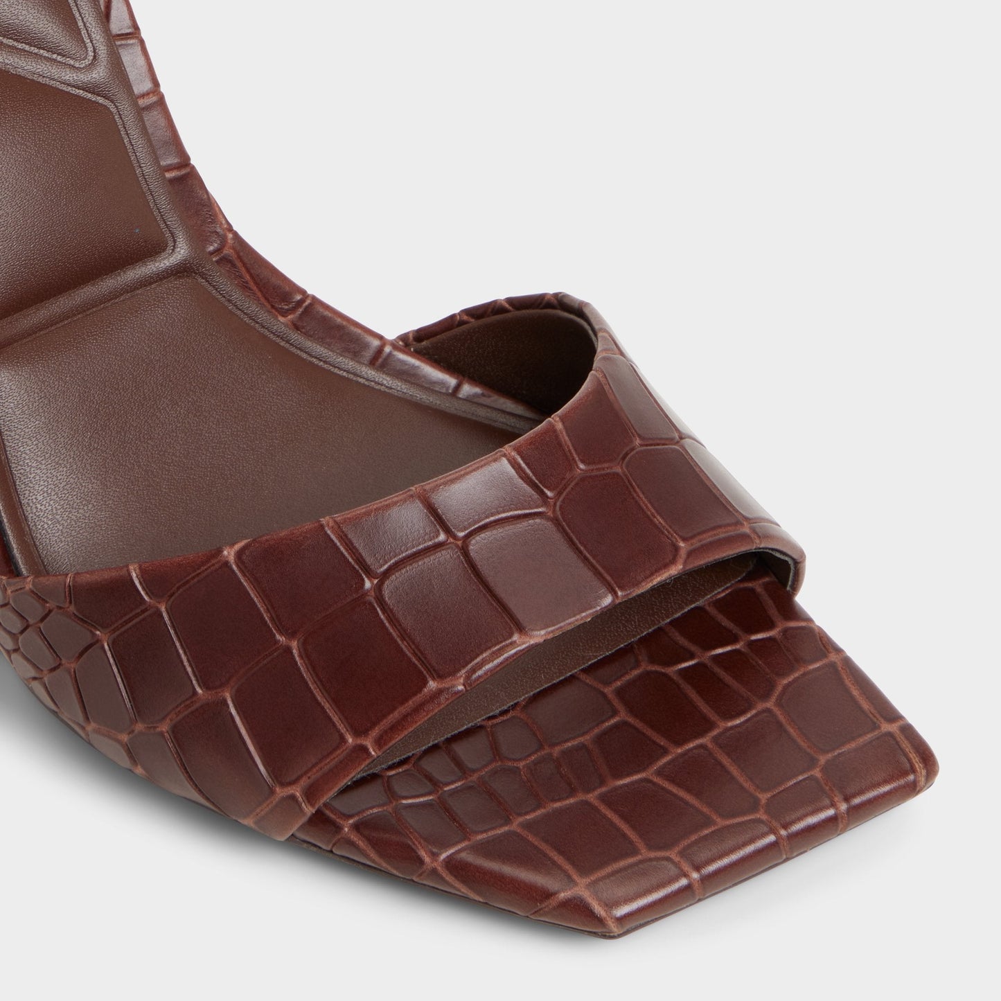 Harmonious in Dark Brown - Strappy heeled sandal - Dark Brown