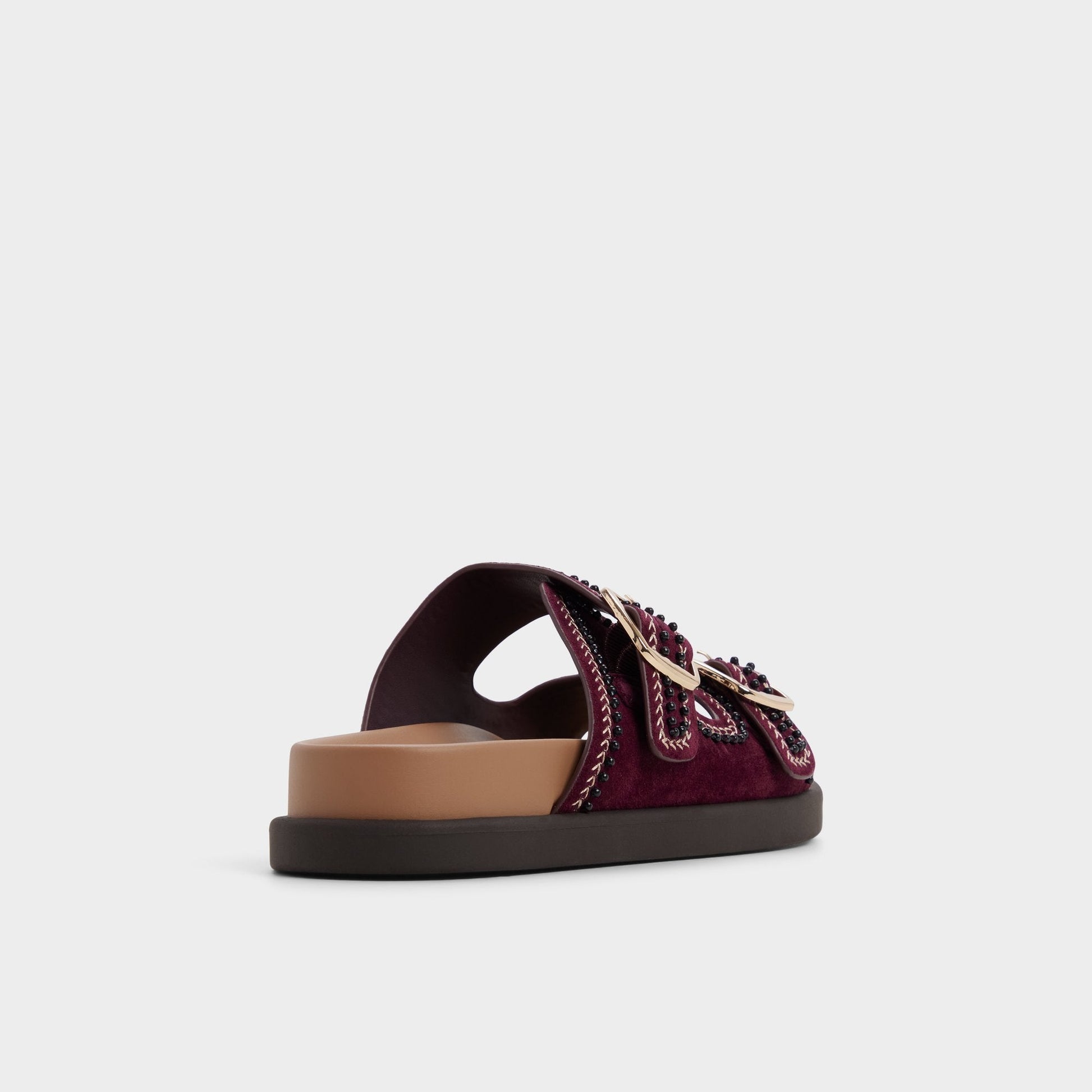 Bohochic in Bordo - Footbed sandal, Footbed sandal - Bordo