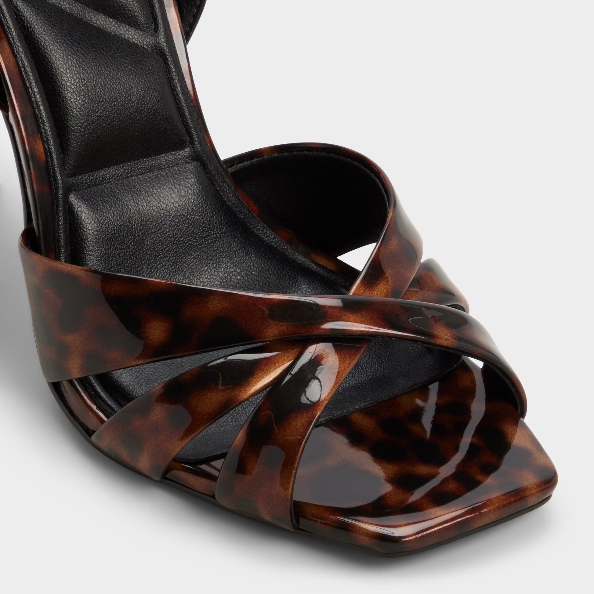 Meteora in Open Brown - Strappy heeled sandal, Stiletto heel - Open brown