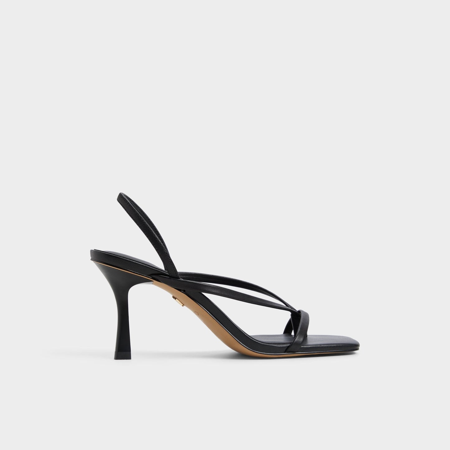 Riva Other Black Women's Strappy sandals - Sling back heeled sandal, Stiletto heel - Other black