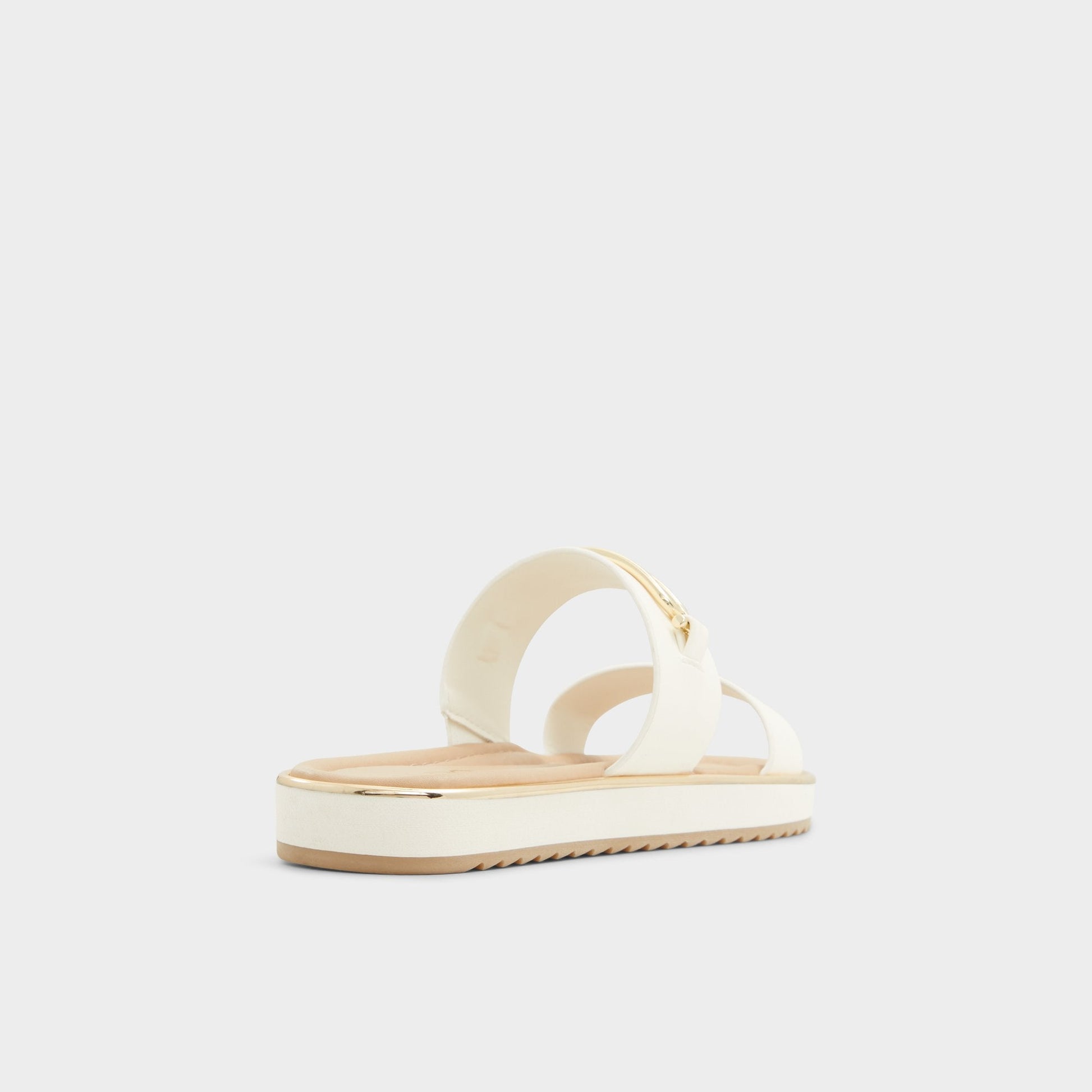 Lagoon White Women's Strappy sandals - Slide sandal, Footbed sandal - White
