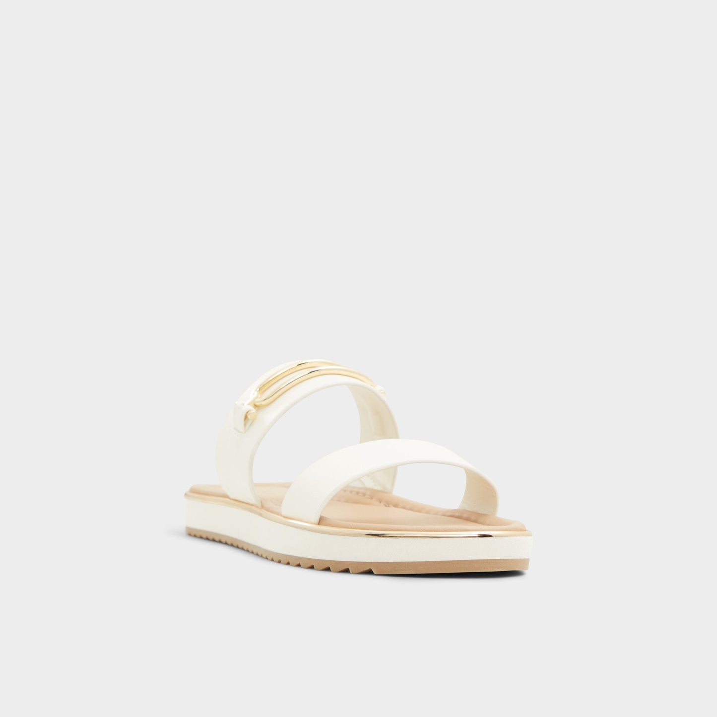 Lagoon White Women's Strappy sandals - Slide sandal, Footbed sandal - White