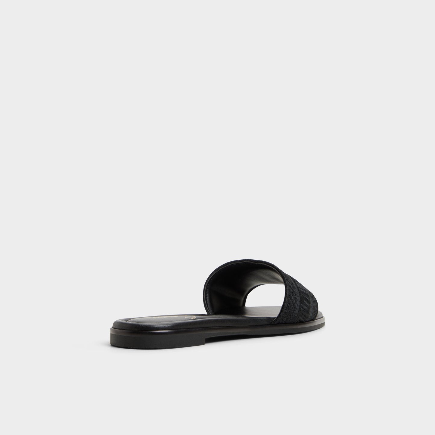Oceania Black Women's Flats - Slide sandal - Black