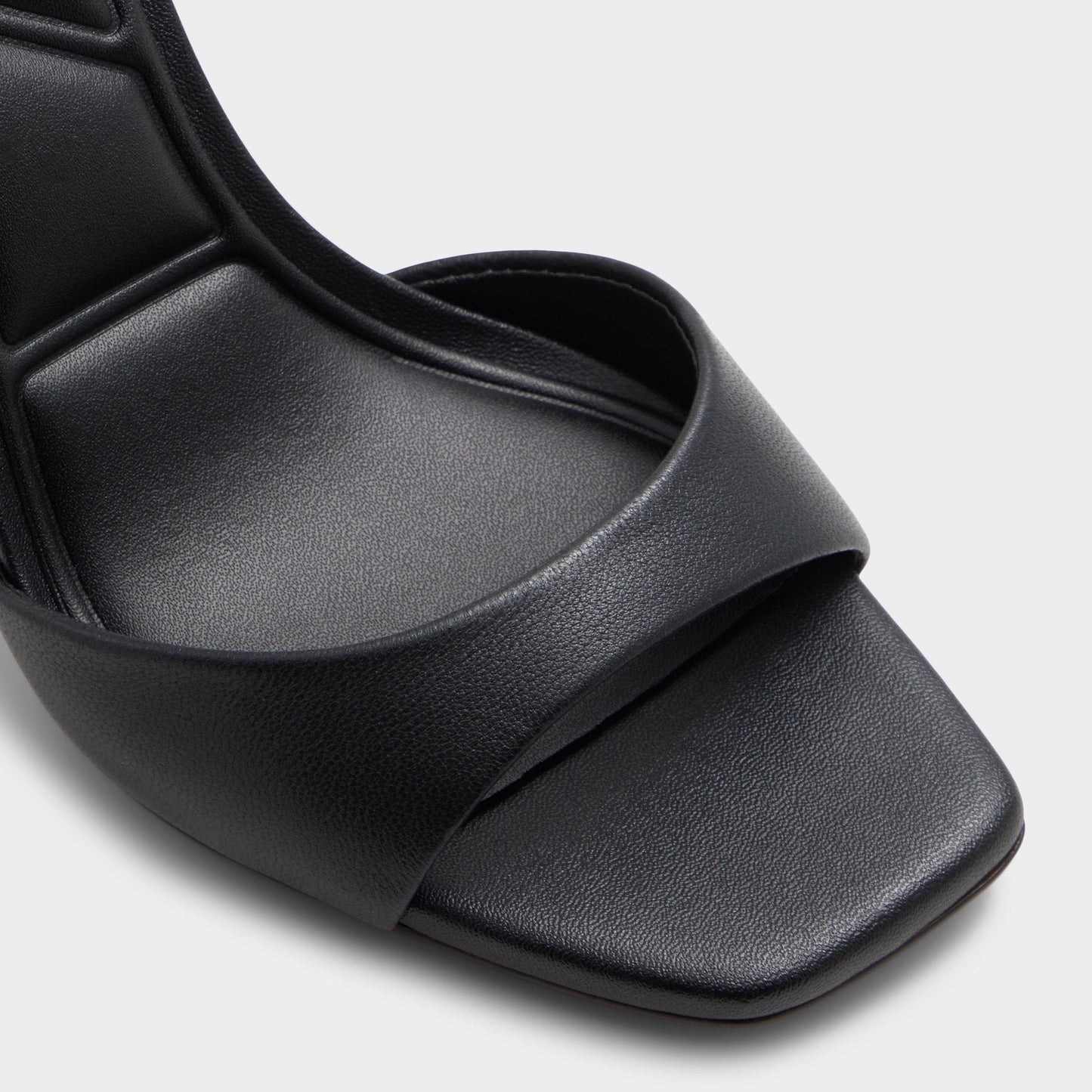 Sake Black Women's Strappy sandals - Strappy heeled sandal - Black