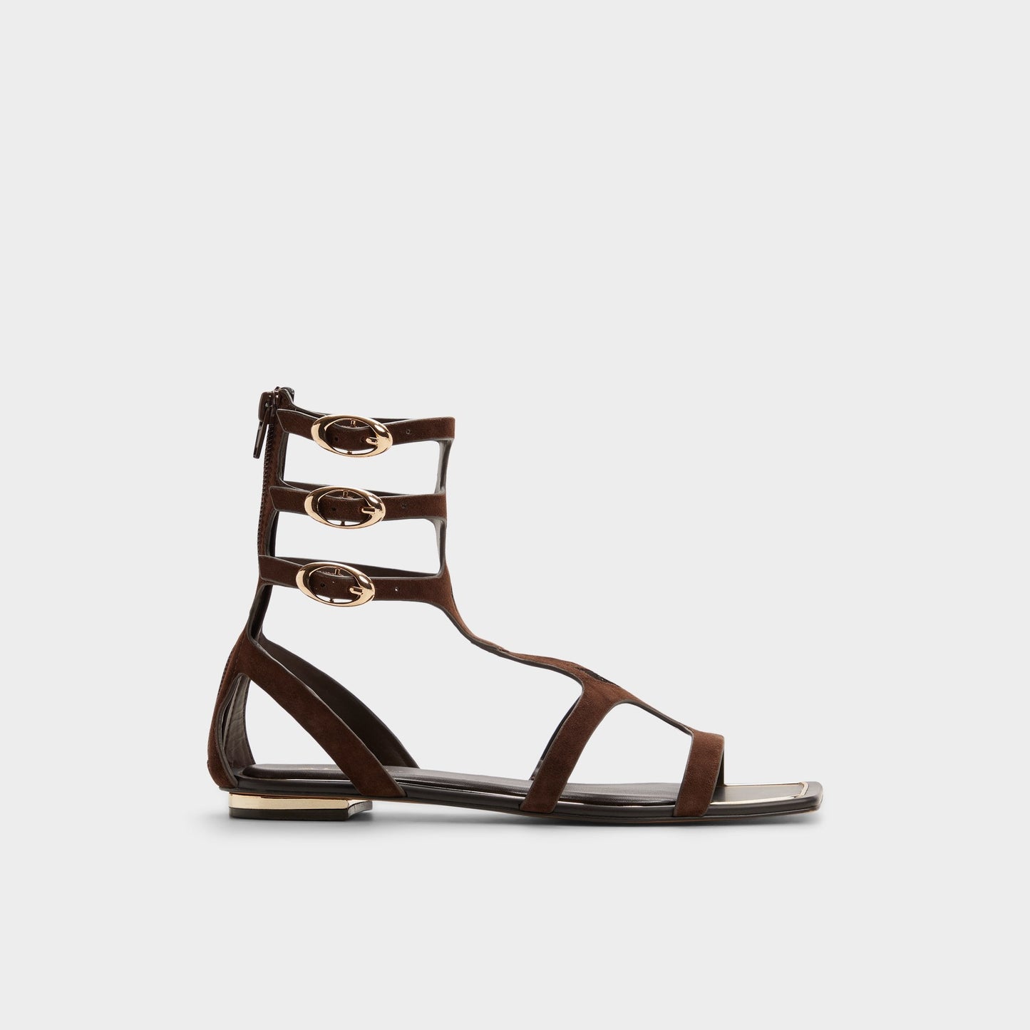 Marisea in Dark Brown - Gladiator sandal - Dark brown