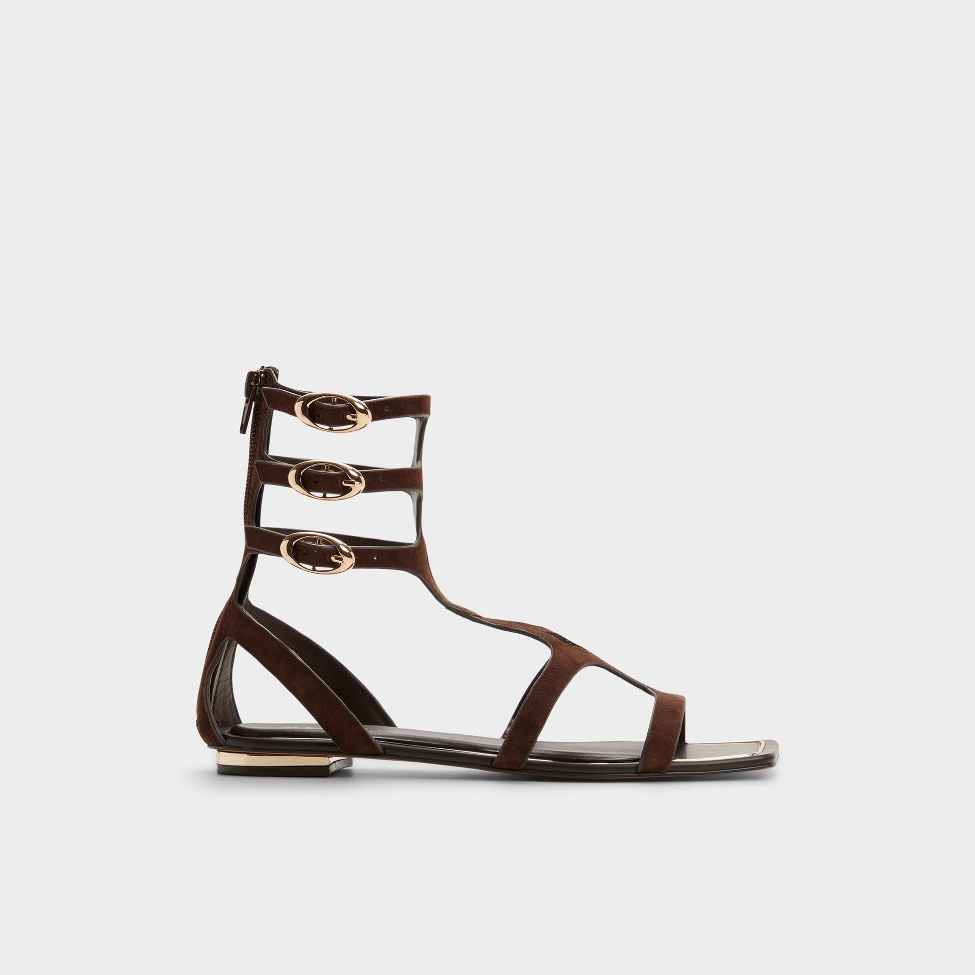 Marisea in Dark Brown - Gladiator sandal - Dark brown