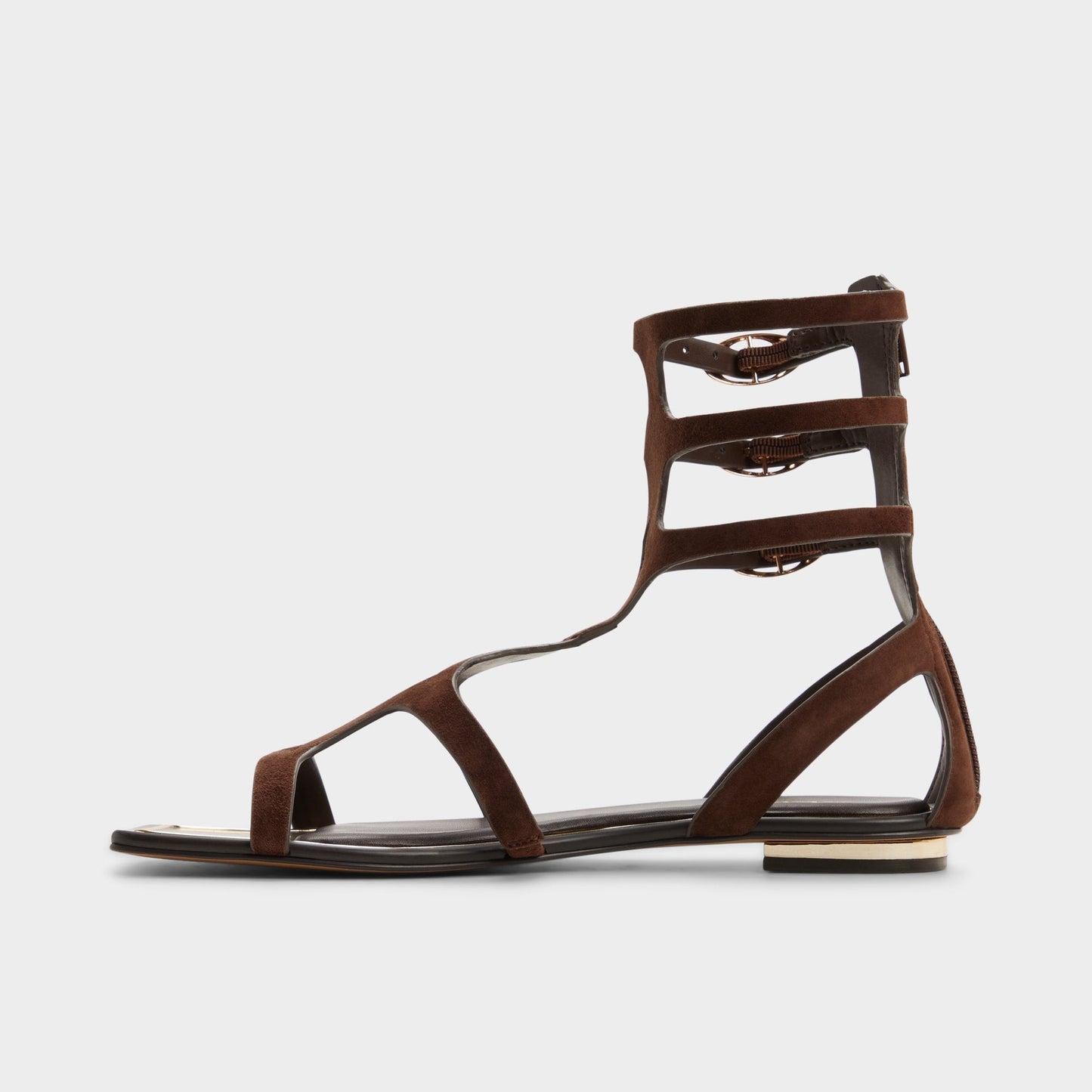 Marisea in Dark Brown - Gladiator sandal - Dark brown