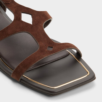 Marisea in Dark Brown - Gladiator sandal - Dark brown