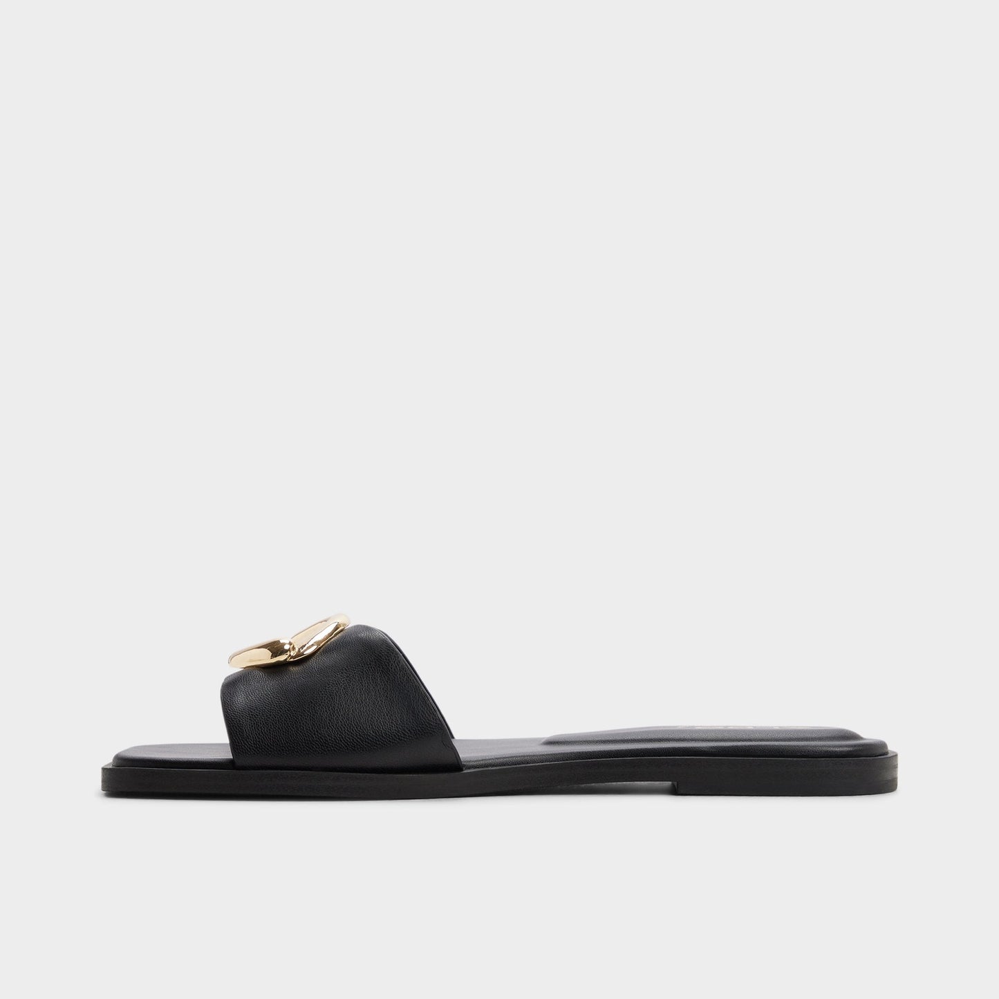 Biggin in Black - Slide sandal - Black