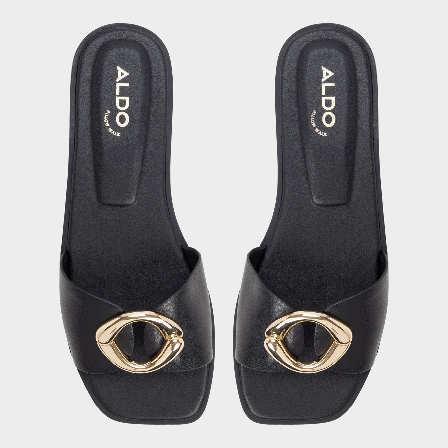 Biggin in Black - Slide sandal - Black
