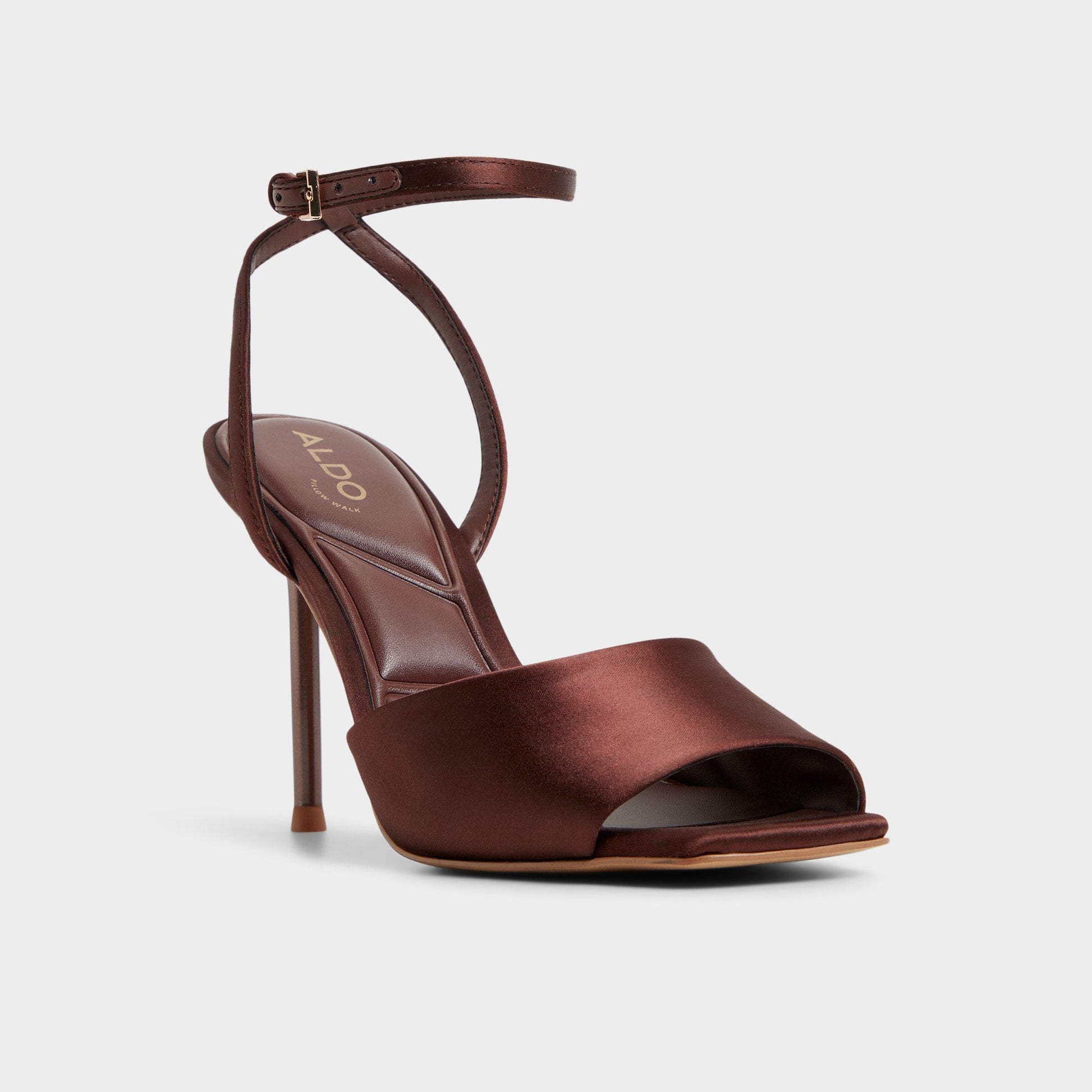 Kaiasien in Dark Brown 14151897 - Strappy heeled sandal, Stiletto heel - Dark brown
