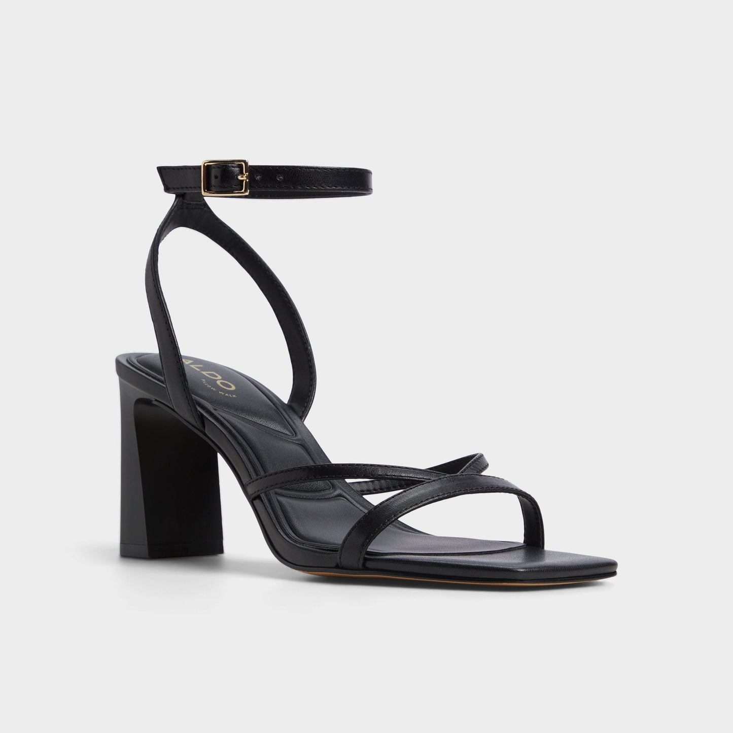 Stellare Other Black Women's Block heels - Strappy heeled sandal, Block heel - Other black
