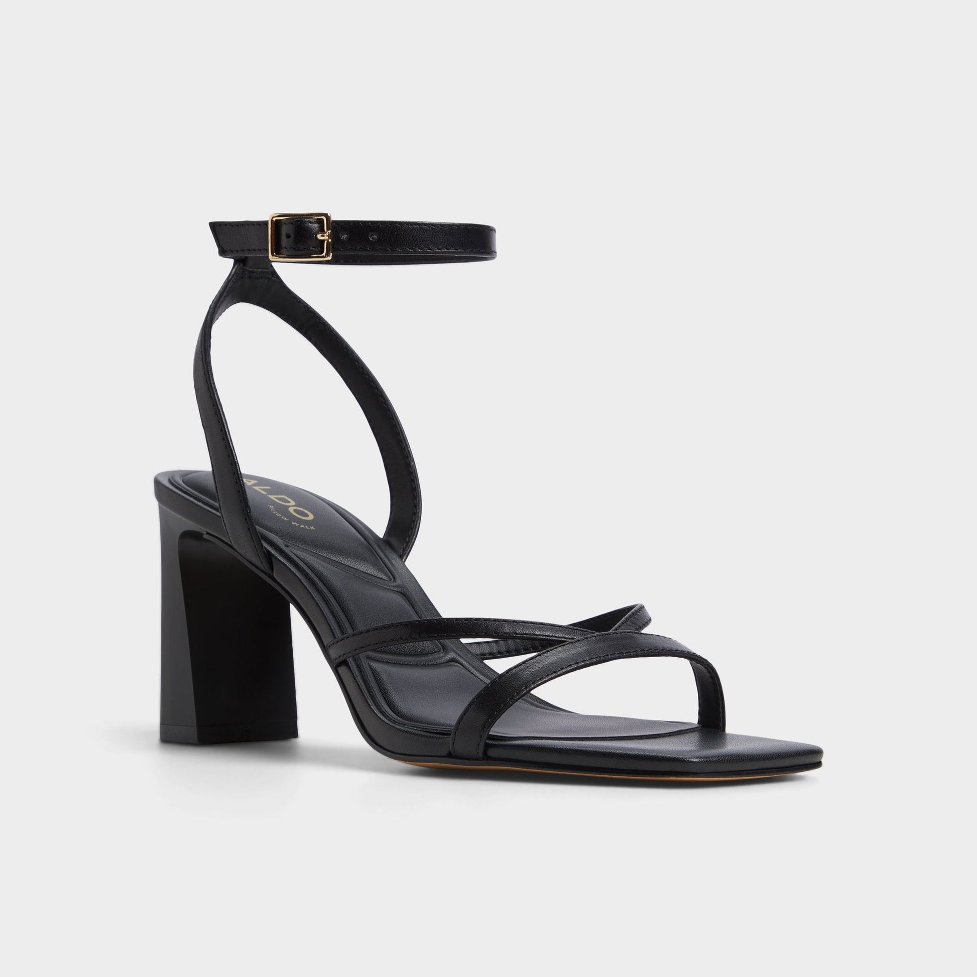 Stellare Other Black Women's Block heels - Strappy heeled sandal, Block heel - Other black