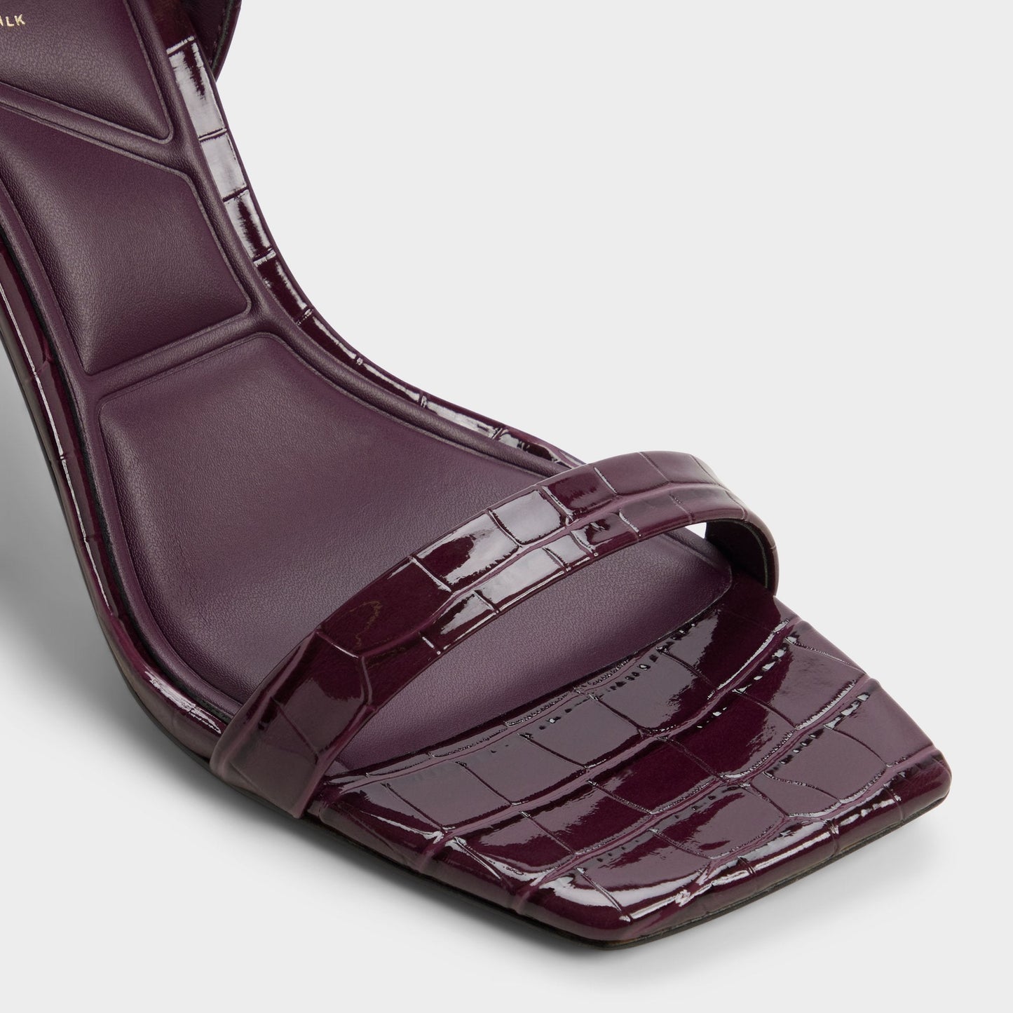 Azzira in Bordo - Strappy heeled sandal, Block heel - Bordo