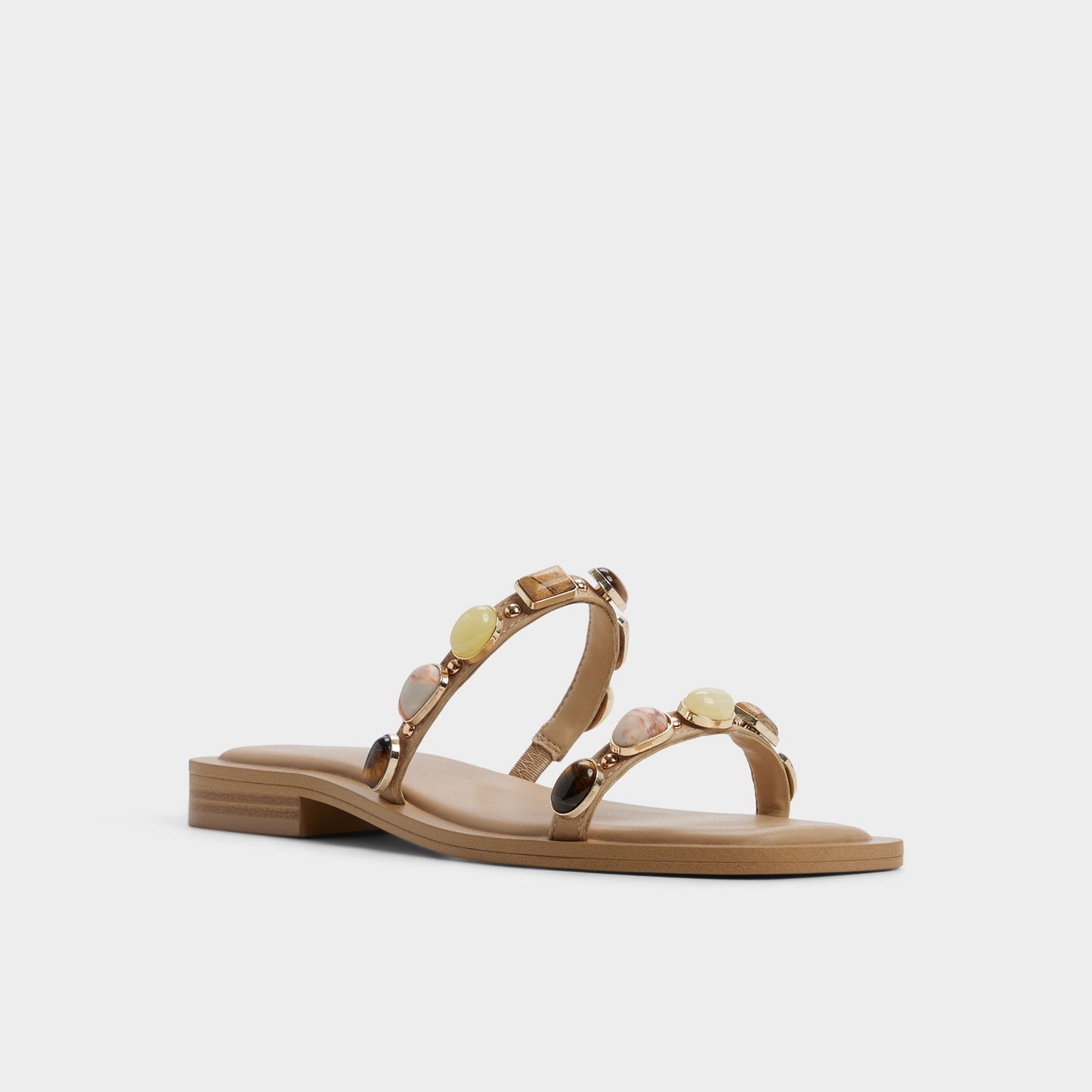 Sapphira in Medium Beige 14213541 - Slide sandal - Medium beige