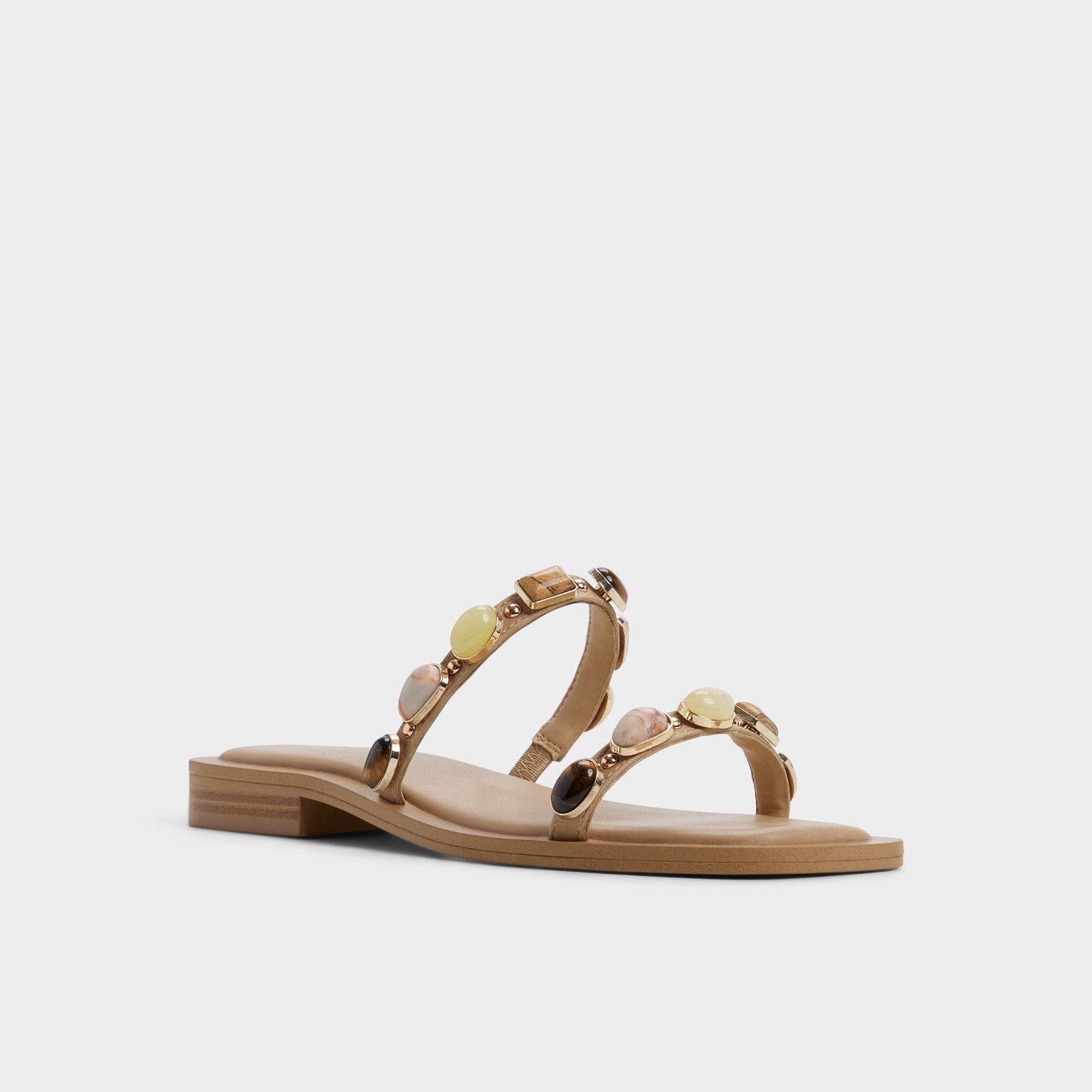 Sapphira in Medium Beige 14213541 - Slide sandal - Medium beige