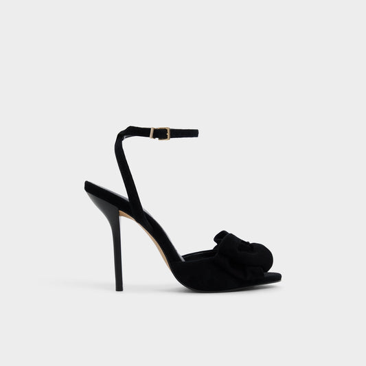 Tinsletta in Other Black - Strappy heeled sandal, Stiletto heel - Other black
