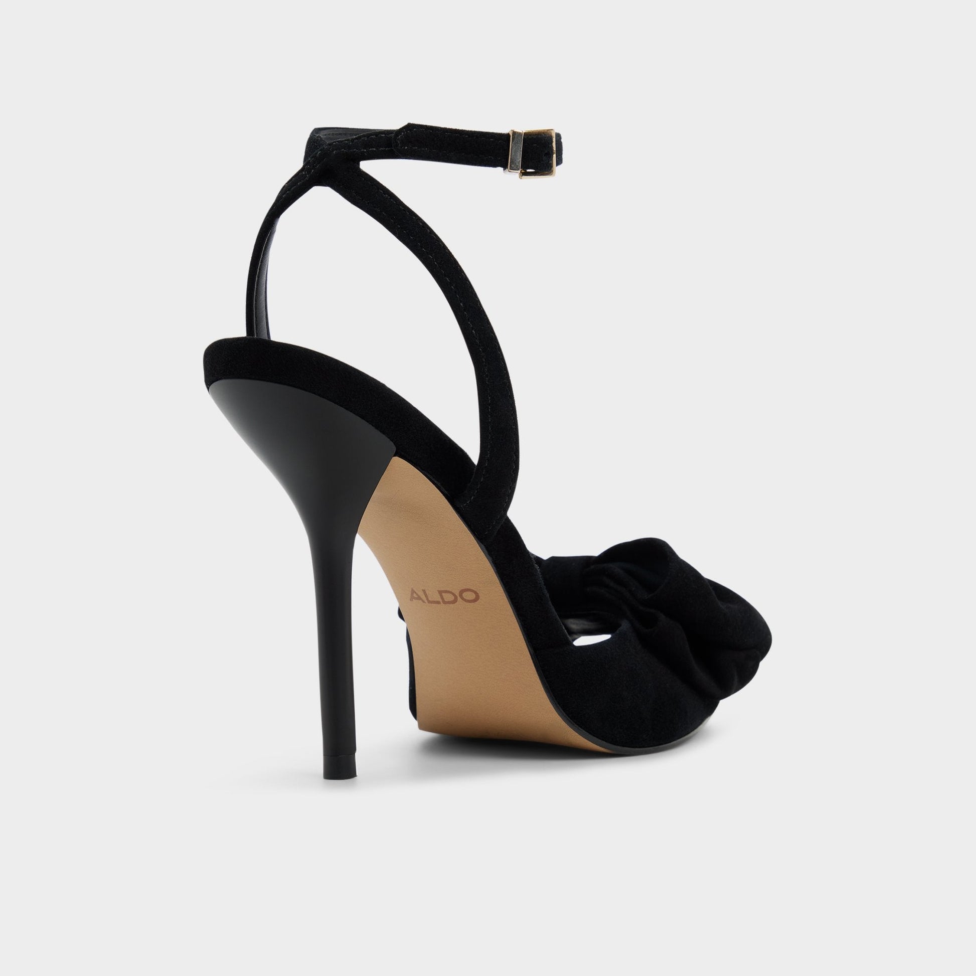 Tinsletta in Other Black - Strappy heeled sandal, Stiletto heel - Other black