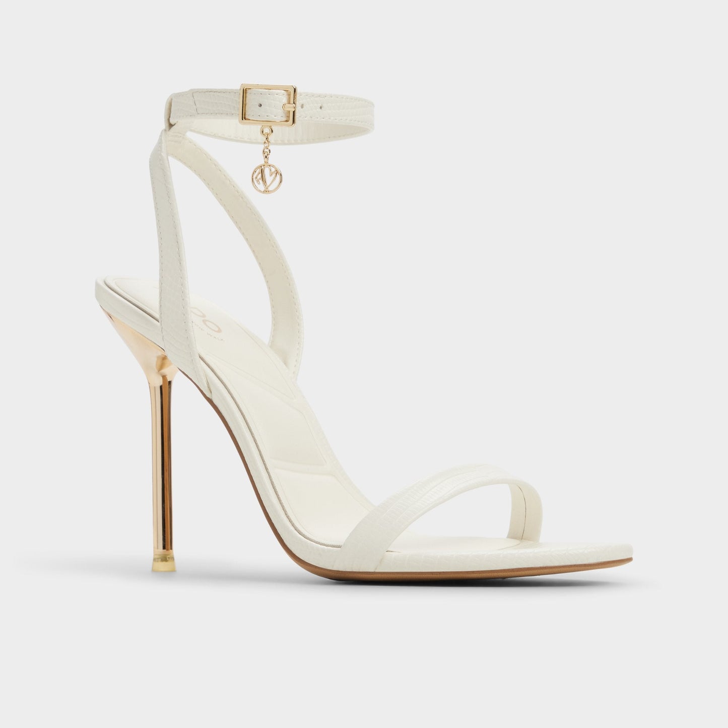 Maristou-xt White Women's Heeled sandals - Strappy heeled sandal, Stiletto heel - White