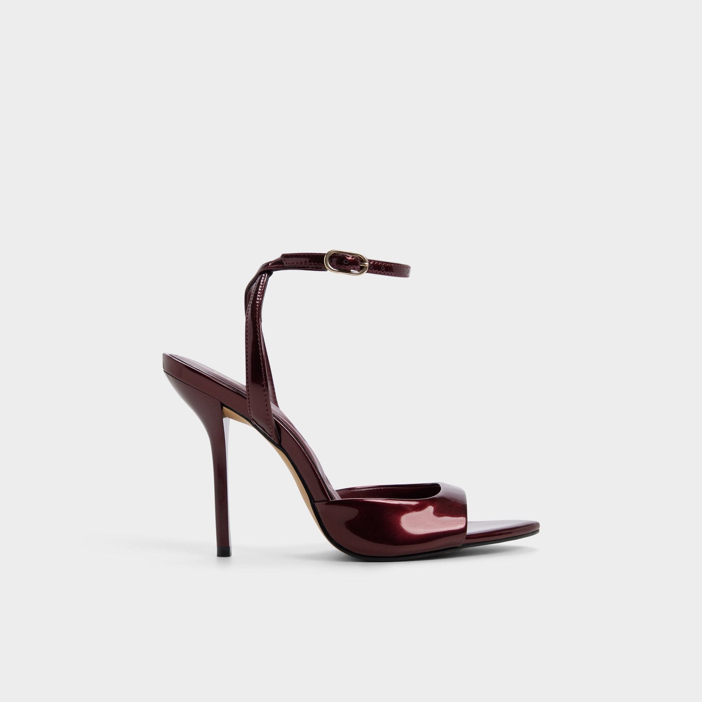 Forevermore in Medium Red - Strappy heeled sandal, Stiletto heel - Medium red