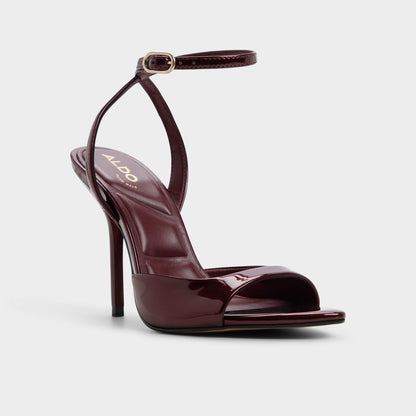 Forevermore in Medium Red - Strappy heeled sandal, Stiletto heel - Medium red
