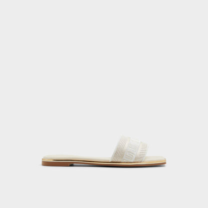 Oceania Other Beige Women's Flats - Slide sandal - Other beige