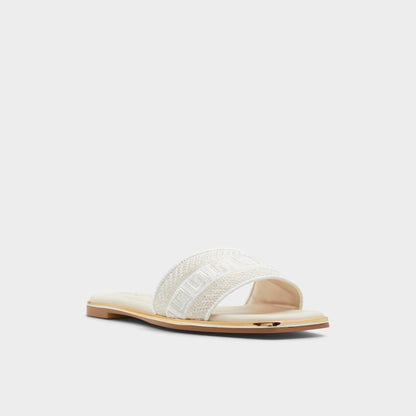 Oceania Other Beige Women's Flats - Slide sandal - Other beige