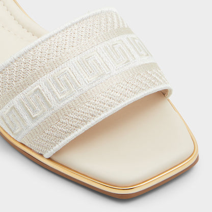 Oceania Other Beige Women's Flats - Slide sandal - Other beige