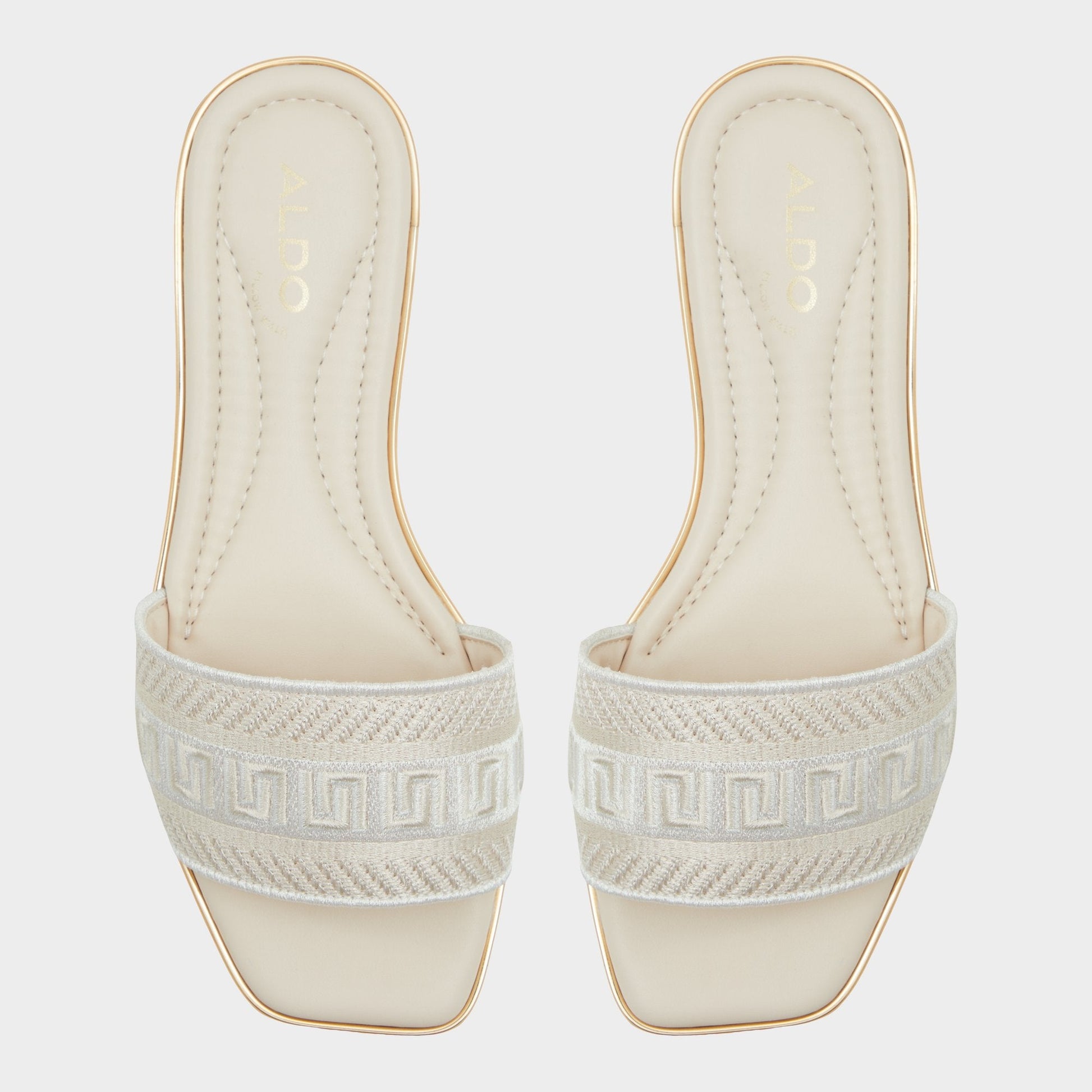 Oceania Other Beige Women's Flats - Slide sandal - Other beige