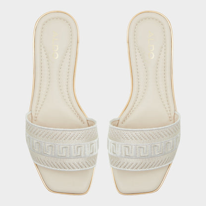 Oceania Other Beige Women's Flats - Slide sandal - Other beige