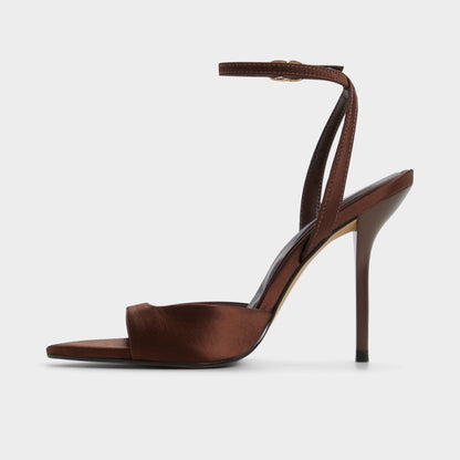 Forevermore in Dark Brown 14154135 - Strappy heeled sandal, Stiletto heel - Dark brown