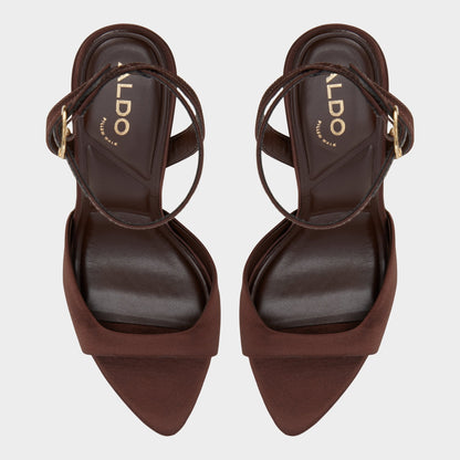 Forevermore in Dark Brown 14154135 - Strappy heeled sandal, Stiletto heel - Dark brown