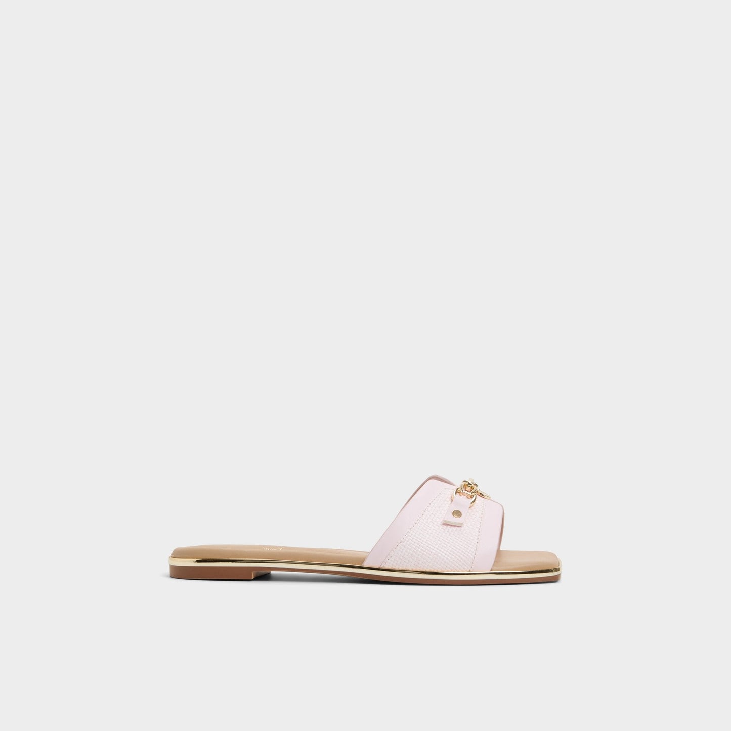 Alamassi Light Pink Women's Flats - Slide sandal - Light Pink