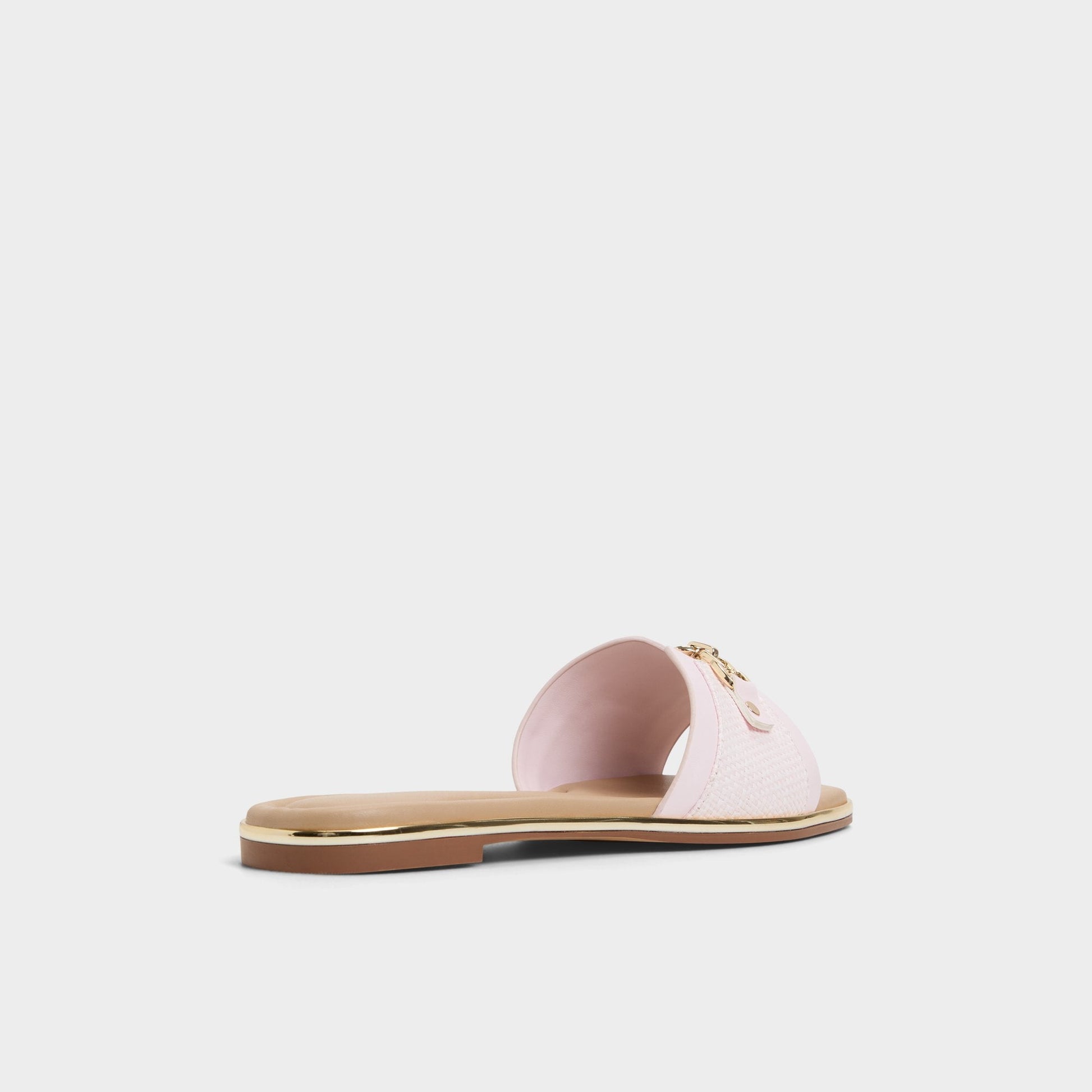 Alamassi Light Pink Women's Flats - Slide sandal - Light Pink