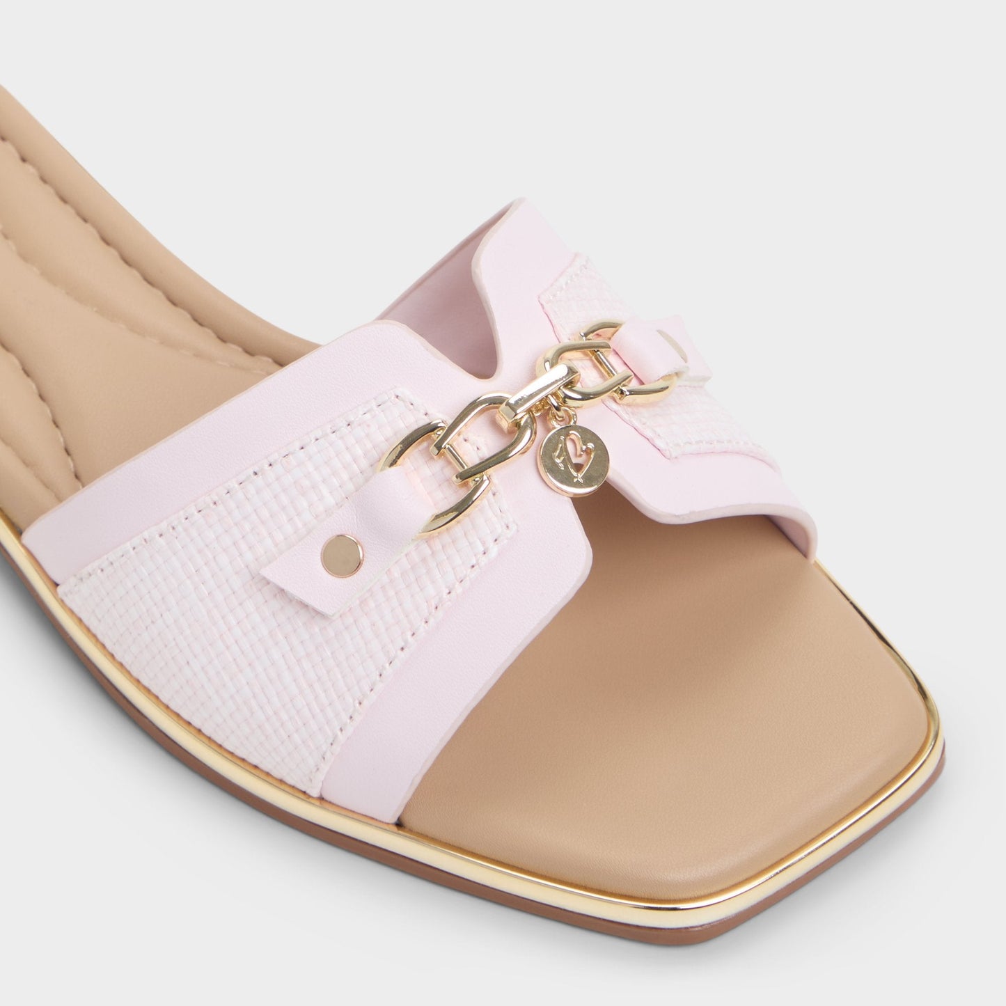 Alamassi Light Pink Women's Flats - Slide sandal - Light Pink