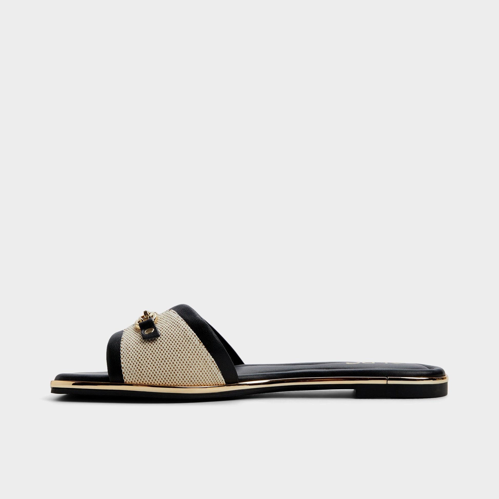 Alamassi Natural Women's Flats - Slide sandal - Natural