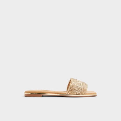 Oceania in Xt Gold - Slide sandal - Gold