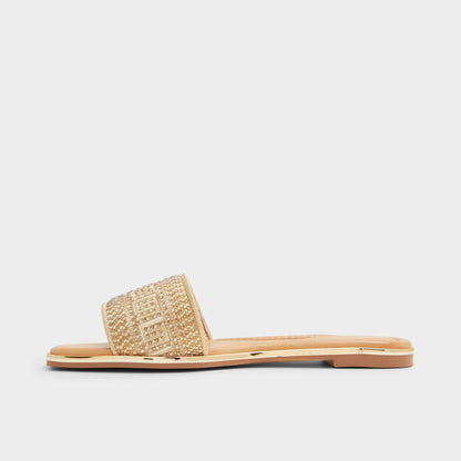 Oceania in Xt Gold - Slide sandal - Gold