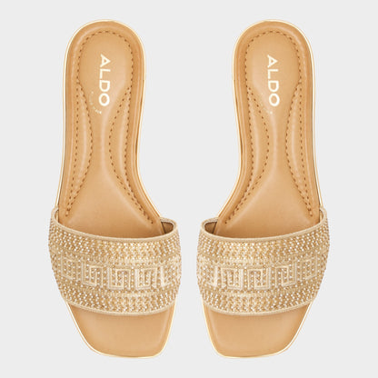 Oceania in Xt Gold - Slide sandal - Gold