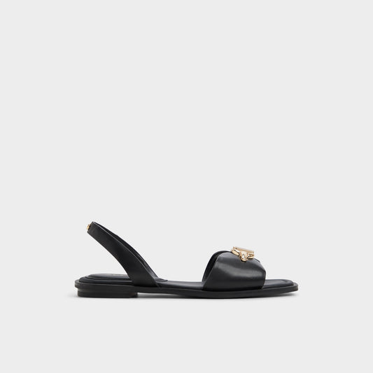 Goassi Black Women's Flats - Flat sandal - Black