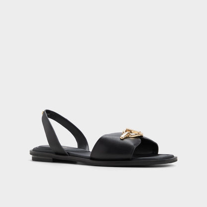 Goassi Black Women's Flats - Flat sandal - Black