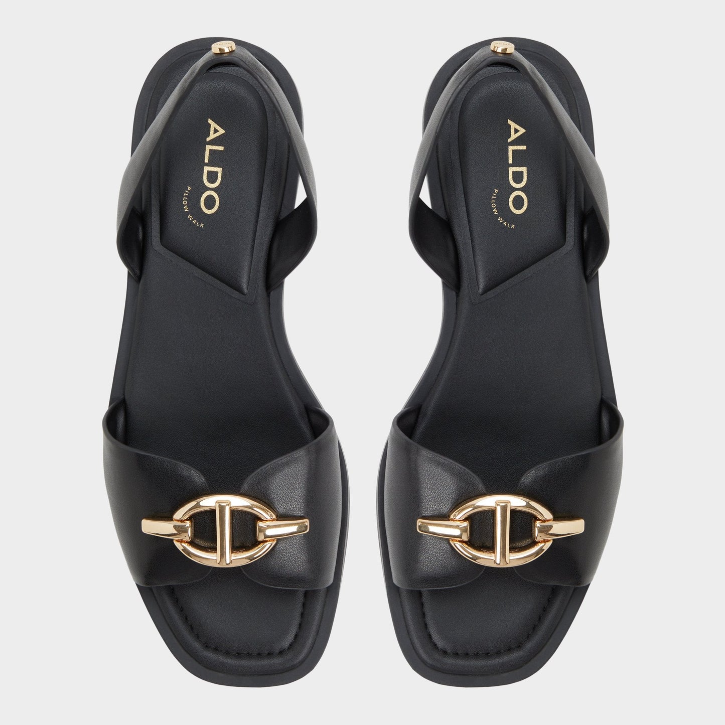 Goassi Black Women's Flats - Flat sandal - Black