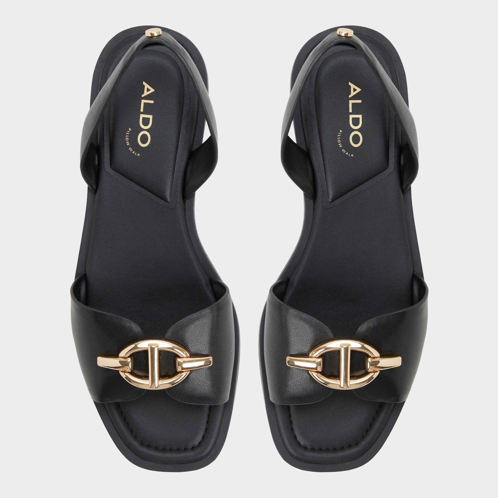 Goassi Black Women's Flats - Flat sandal - Black