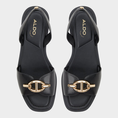 Goassi Black Women's Flats - Flat sandal - Black