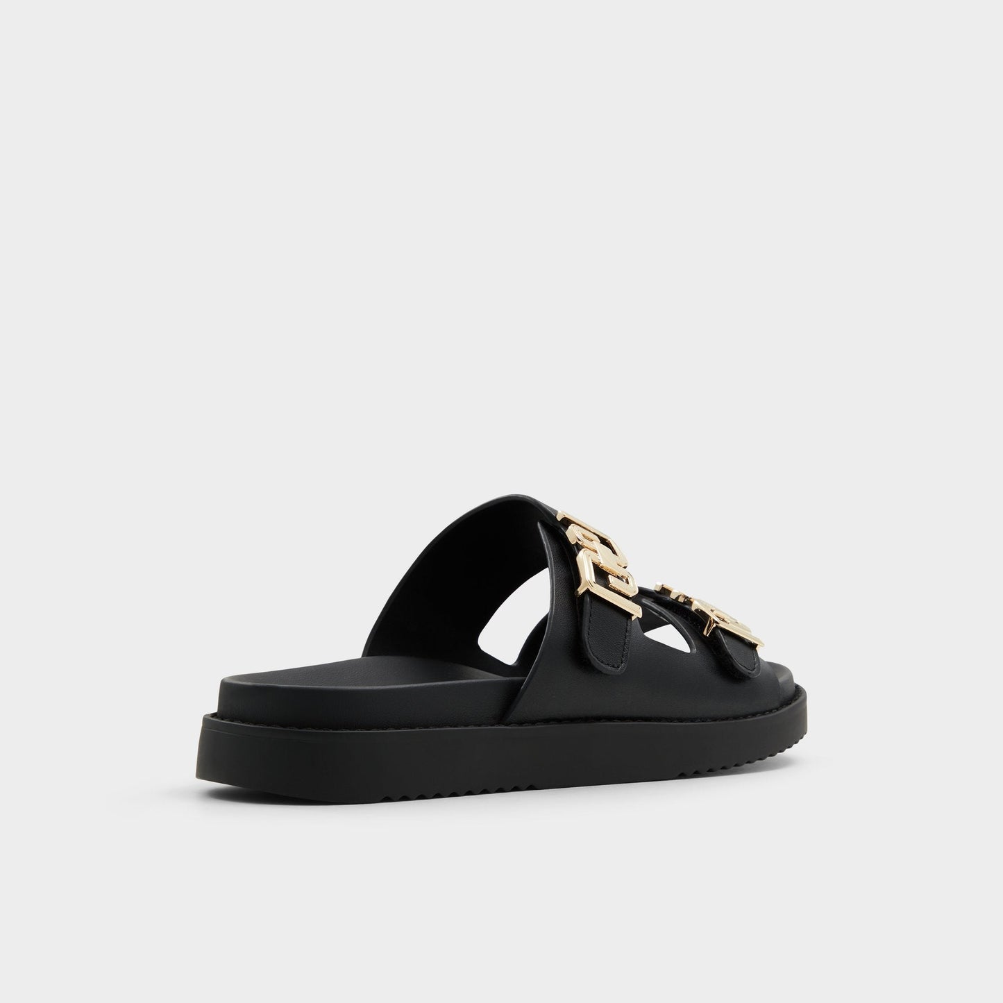 Alessie Black Women's Footbed sandals - Footbed sandal, Footbed sandal - Black