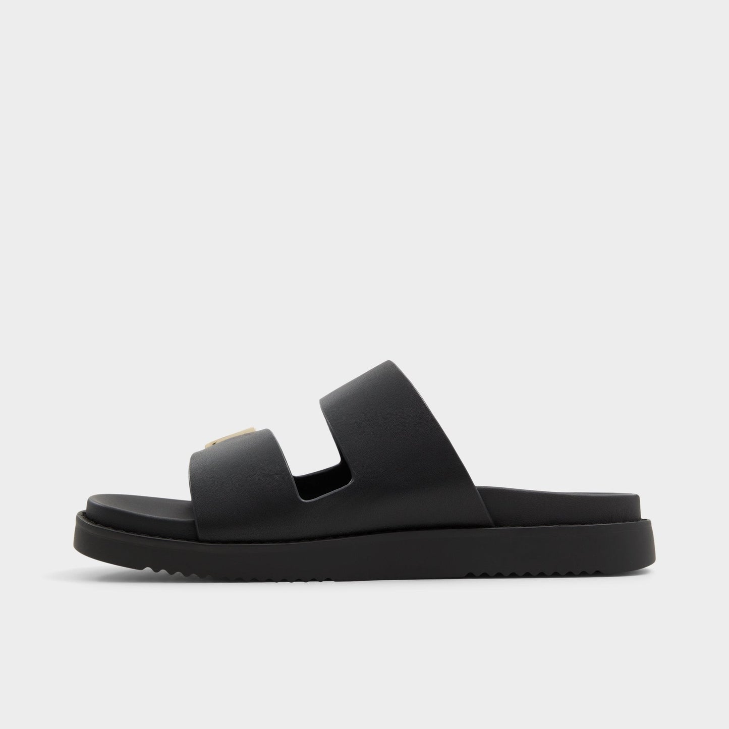 Alessie Black Women's Footbed sandals - Footbed sandal, Footbed sandal - Black