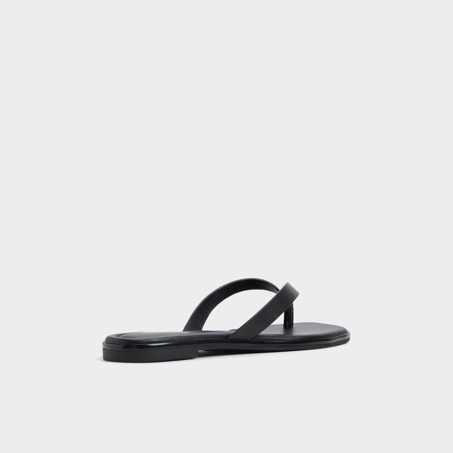 Theao Black Women's Flats - Flip flop - Black